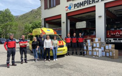 El govern d’Aran lliura una ambulància a l’Associació d’Ucraïnesos de l’Alta Ribagorça i Aran